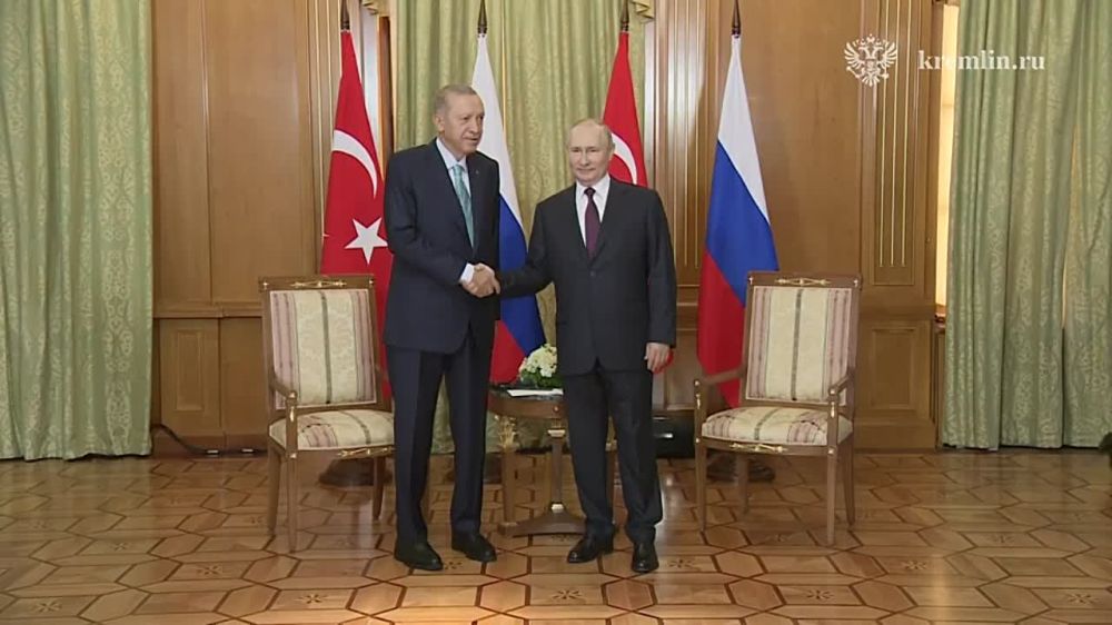 В Сочи начались переговоры Владимира Путина и Реджепа Тайипа Эрдогана
