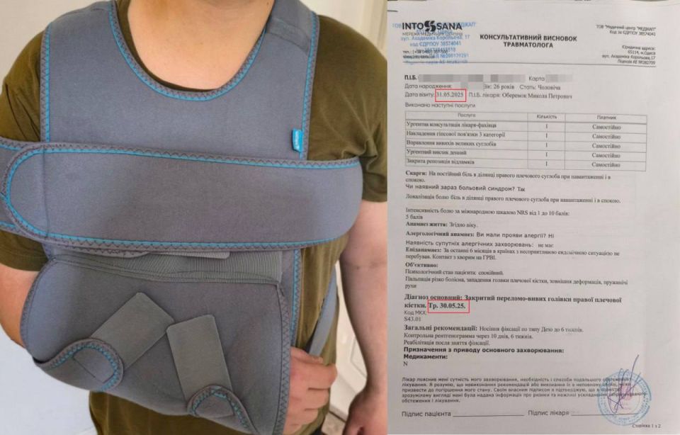 Бинго!. В Одессе военкомы сломали ключицу шестерке из Гончаренко-центра