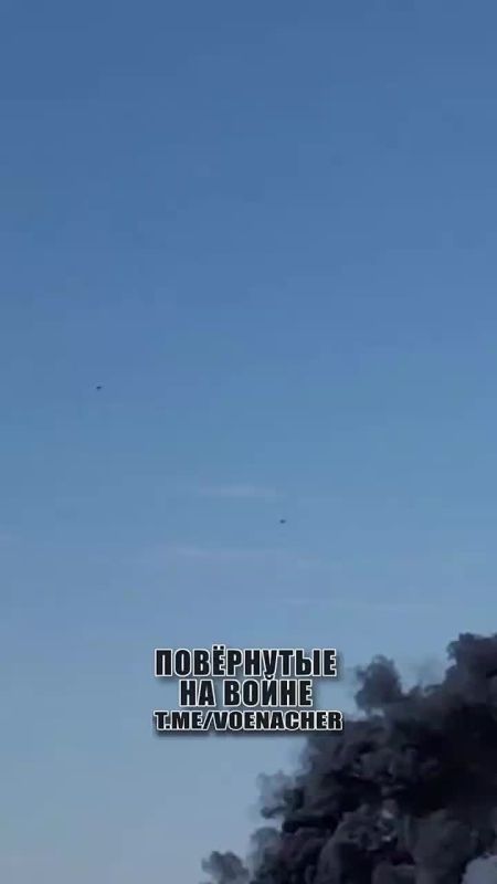 Сегодняшний налет дронов Герань-2 по объектам инфраструктуры в Овидиополе Одесской области