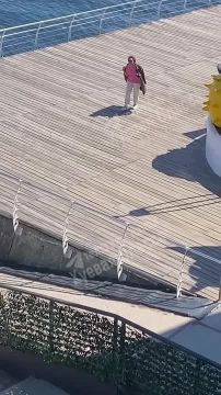 На Ланжероне разоралась неадекватная женщина