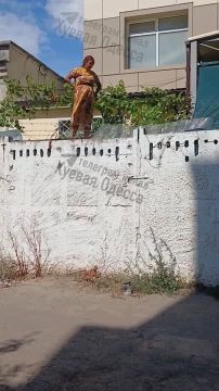 В Одессе женщина залезла на крышу ТЦК и затролила военкомов