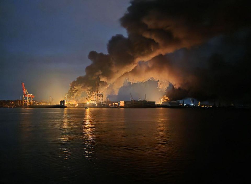 Юрий Баранчик: Прошедшей ночью "Герани" отработали по прибывшему грузу с оружием в порт Черноморска Одесской области