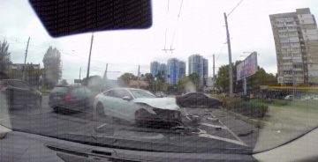 Момент вчерашнего жесткого ДТП на Толбухина попал на видео