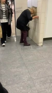 Одесситка решила высушить голову прямо в общественном туалете