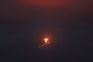 В Одессе в результате атаки загорелся объект