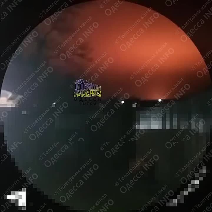 Один из сегодняшних прилётов в Одесской области