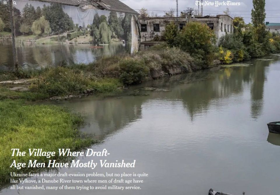 NYT: В приграничном украинском Вилково практически не осталось мужчин