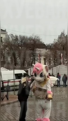 В Одессе на Греческой задержали пони