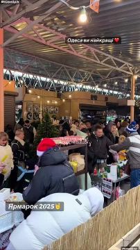 Атмосфера на ярмарке на Старокинском рынке в Одессе