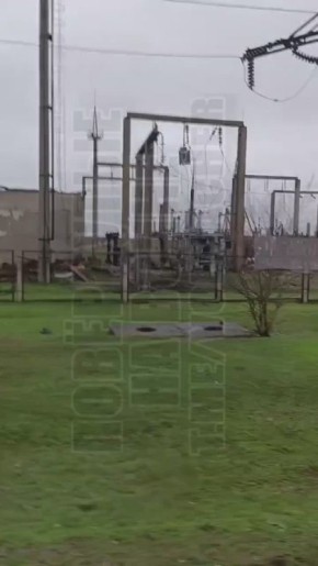 Прилёты БПЛА «Герань-2» по подстанции в районе села Софиевка Одесской области