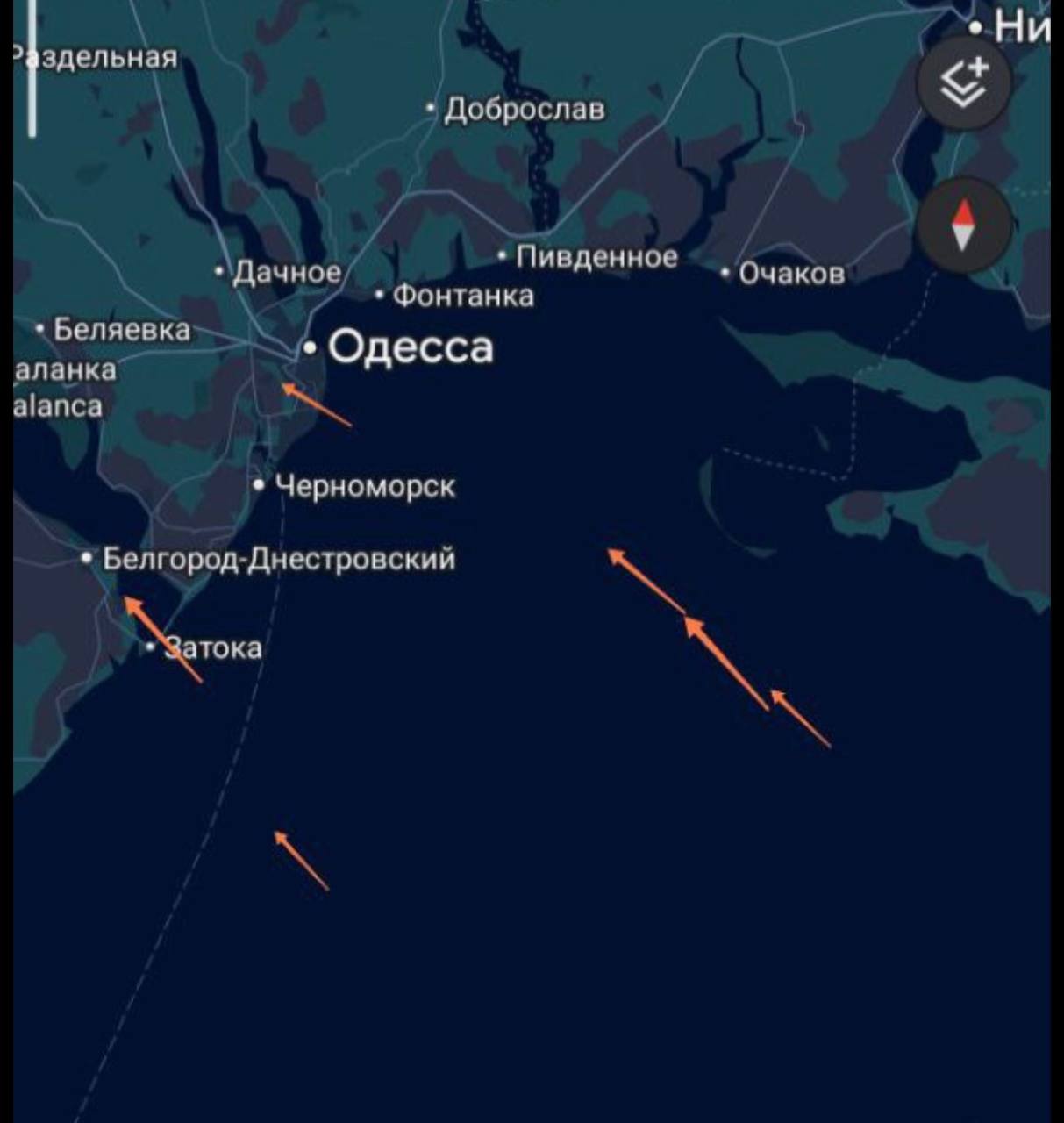 В Одесской области всю ночь гремели взрывы