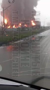 Последствия прилёта «Гераней» по резервуарам на территории Allseeds Black Sea в Южном Одесской области