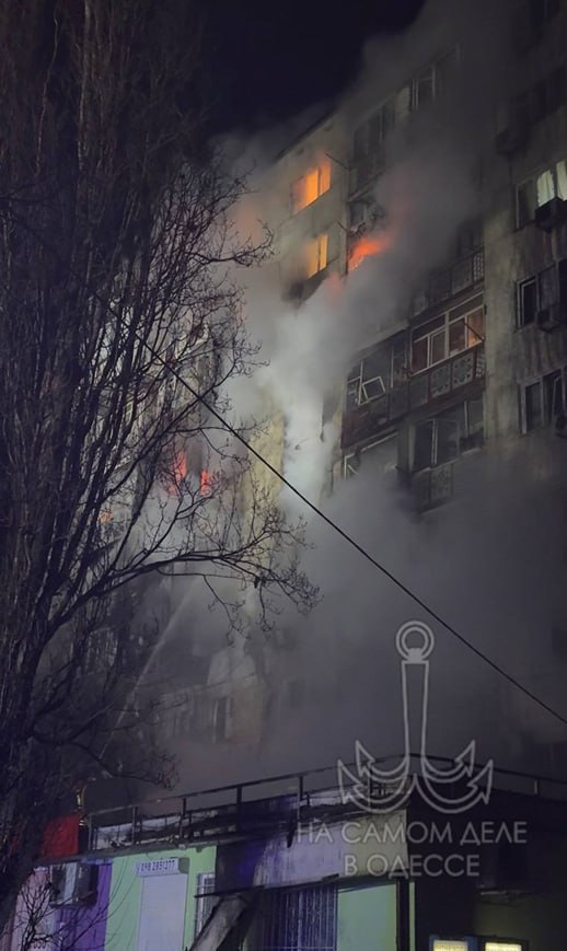 Сводка за ночь на 31 декабря 2025 года в Одессе и области: