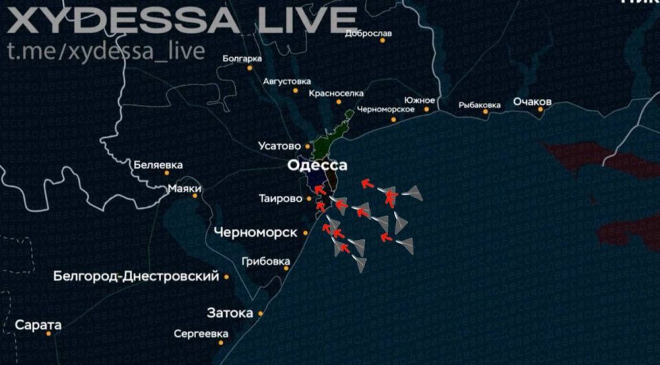 Идёт массированная атака на Одессу, гремят взрывы и стрельба