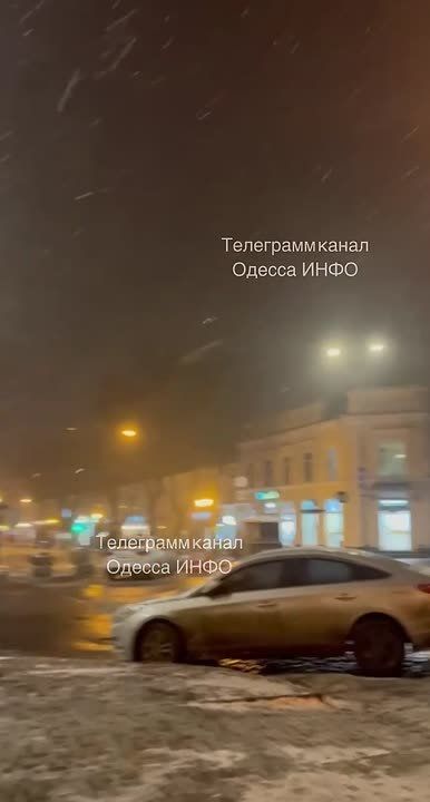 Ночью в Одессе шел снежок. Правда, хочется уже весны
