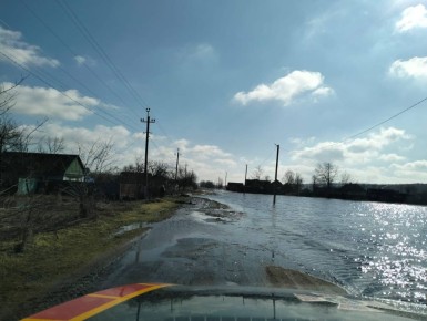 На севере области подтопило больше сотни домов