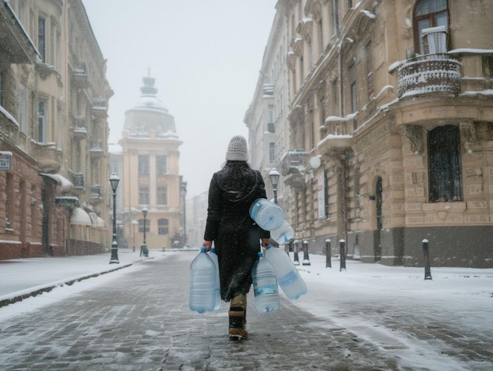 Одесситы снова остались без света и воды