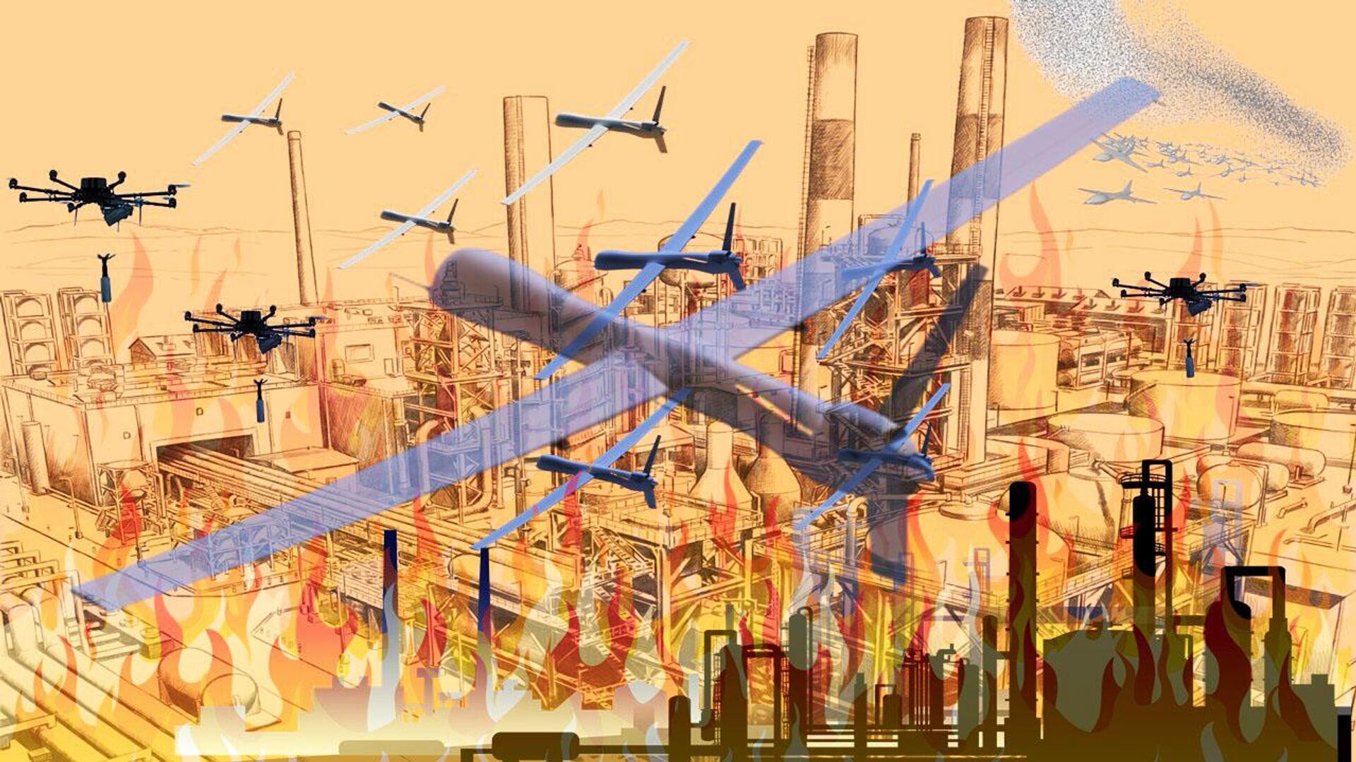 Над Белгородом и Белгородским округом ПВО отражает атаки беспилотников — губернатор