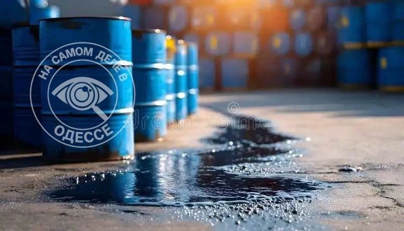 Под Одессой нашли 20 металлических бочек по 200 литров с опасной химией