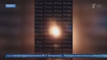 Опубликованы кадры атаки по портовой инфраструктуры Одесской области