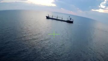 Российские военные дроном «Герань-2» поразили сухогруз, который шел в порт «Черноморск» Одесской области с грузом для ВСУ