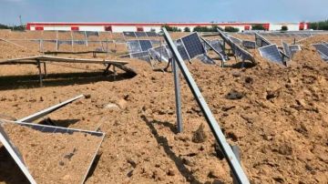 Дроны поразили солнечную электростанцию в Одесской области
