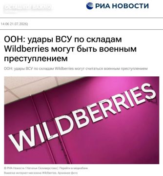 В ООН заговорили о военном преступлении: удары ВСУ по складам Wildberries призвали расследовать, но не знают как