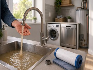 После включения воды не спешите запускать бытовую технику