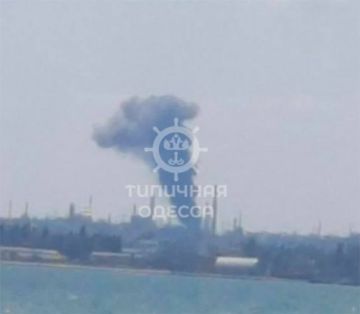 Кадры прилетов по целям в Одессе