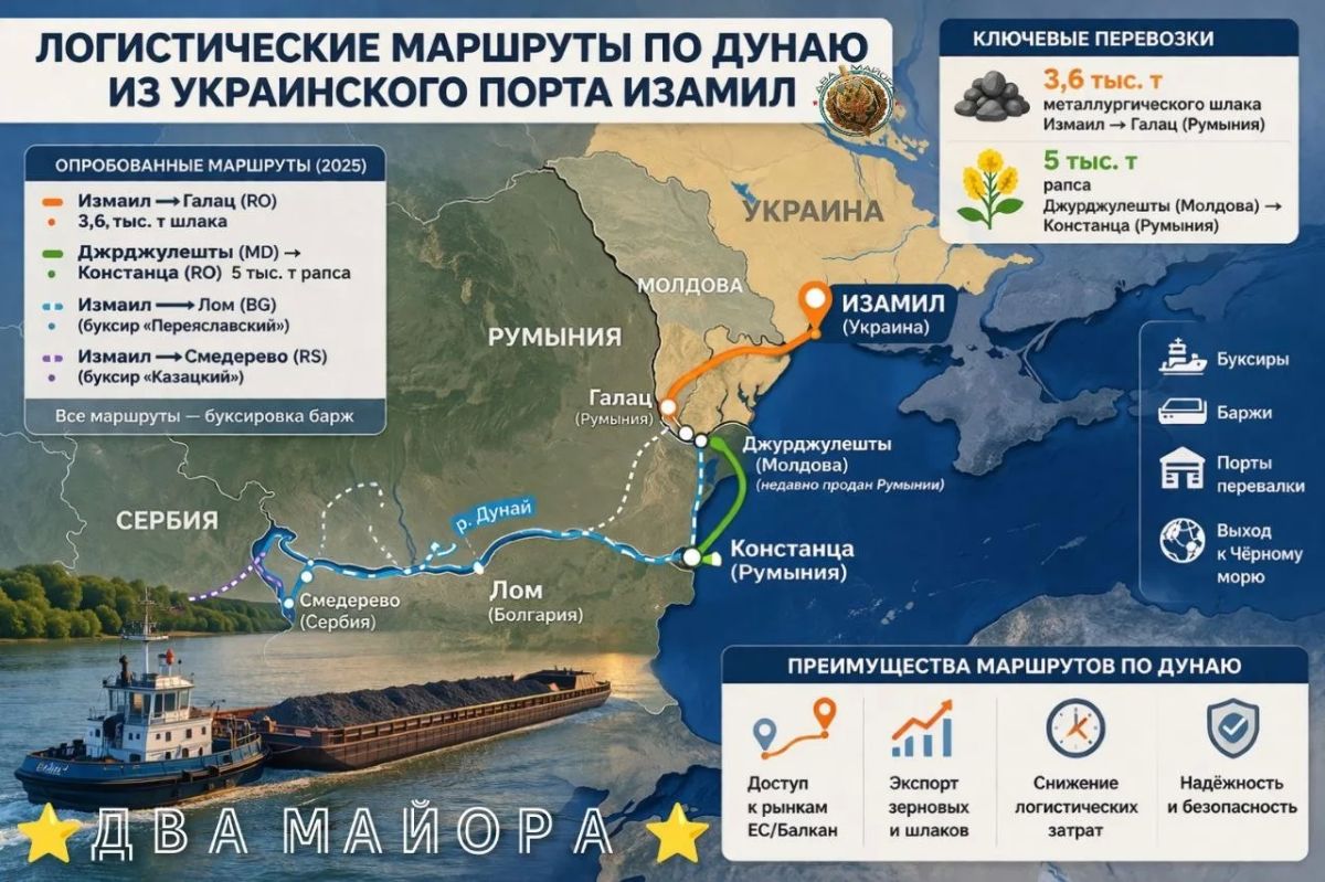 Два майора: Об альтернативных логистических путях Украины