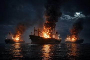 Три сухогруза с военным грузом для ВСУ поражены южнее Одессы