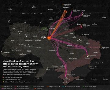 Ночью нанесён массированный комбинированный удар по Киеву
