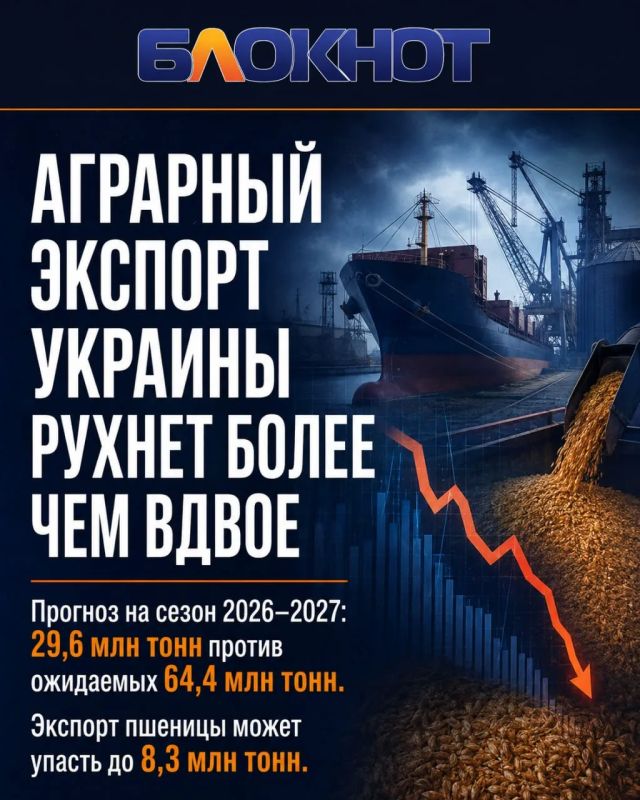 Украина теряет главный источник экспортной выручки