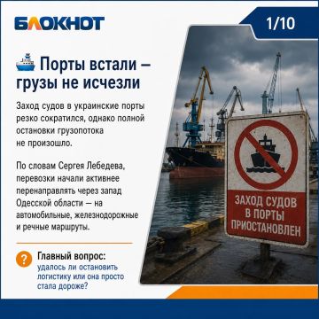 Порты встали, но грузы продолжают идти: как Украина перестроила логистику через Одесскую область
