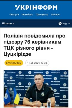 ВрИО главы Нацполиции Максим Цуцкиридзе сообщил, что его ведомство выдвинуло подозрение 76 руководителям бандформирований «ТЦК и СП» разного уровня