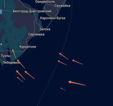Больше 10 "Гераней" движутся к Одессе