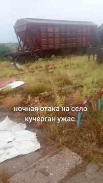 Чингис Дамбиев: Местный житель ведёт визуальный контроль результата ракетно-дронового удара ВС РФ по крупному железнодорожному узлу в н.п. Кучурган Одесской области возле границы с Молдавией