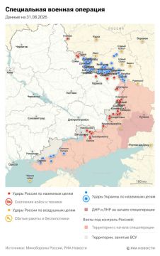 Спецоперация. Обстановка и главные события на 31 августа:
