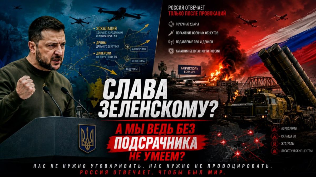 Сергей Лебедев: Слава Зеленскому? А мы ведь без подсрачника не умеем?