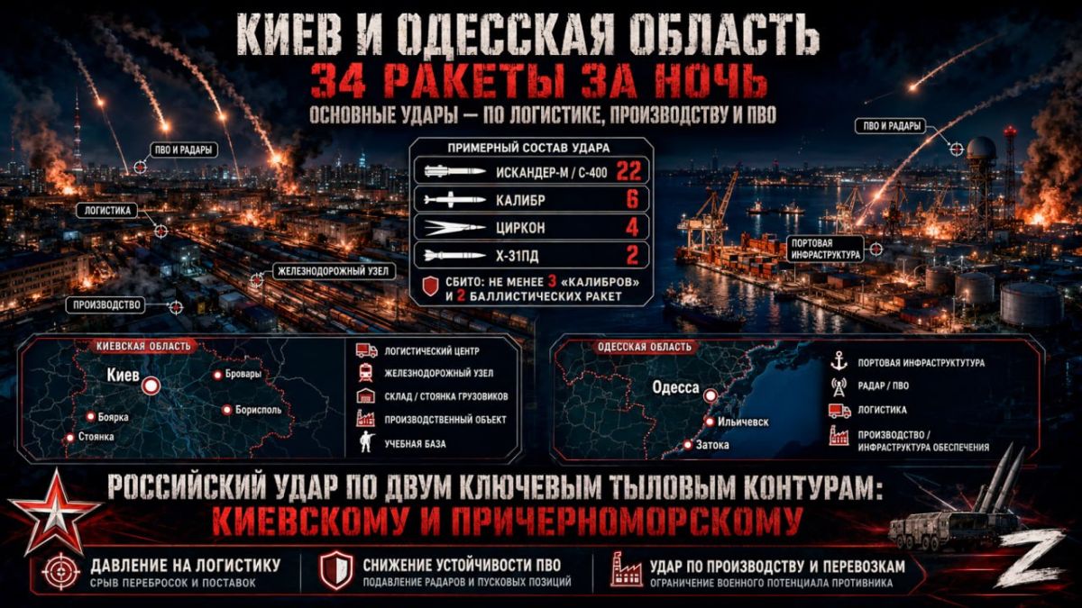 Сергей Лебедев: Вчера вечером и прошедшей ночью Россия осуществила очередную масштабную комбинированную ракетно-дроновую атаку на Украину