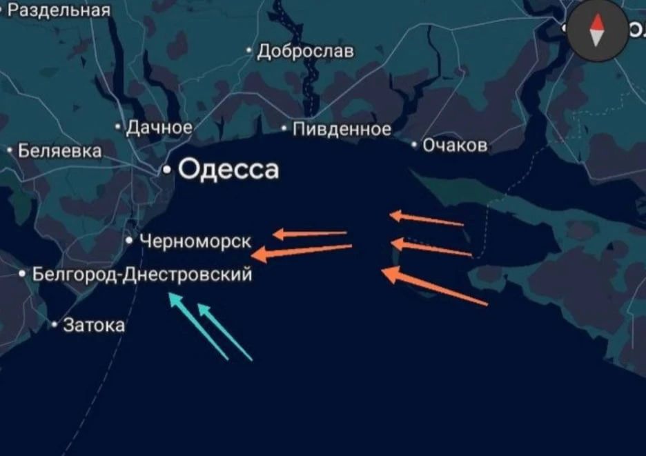 В последнее время русская авиация начала чаще применять планирующие авиабомбы против одесских портов